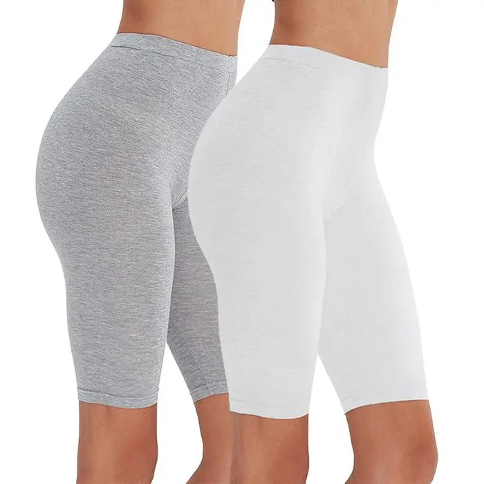 2pcs/3pcs Pack Eco-Friendly Viscose Spandex Legging Shorts For Woman Fitness Active Wear Very Soft Comfortable  M30181