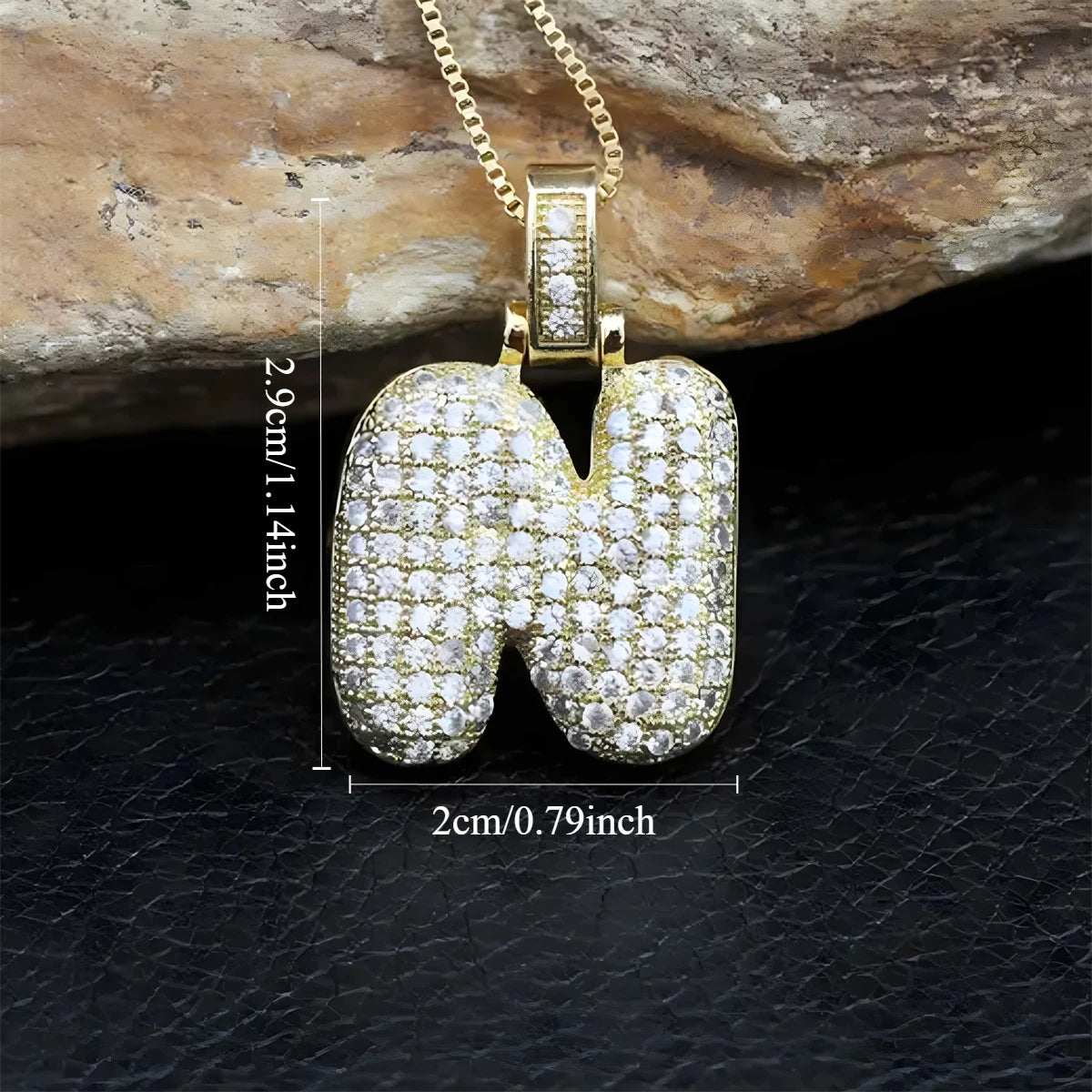 2025 Popular Jewelry Women's Trend Classical French 26 Letter Golden Pendant Necklace Suitable For Summer Daily Wear