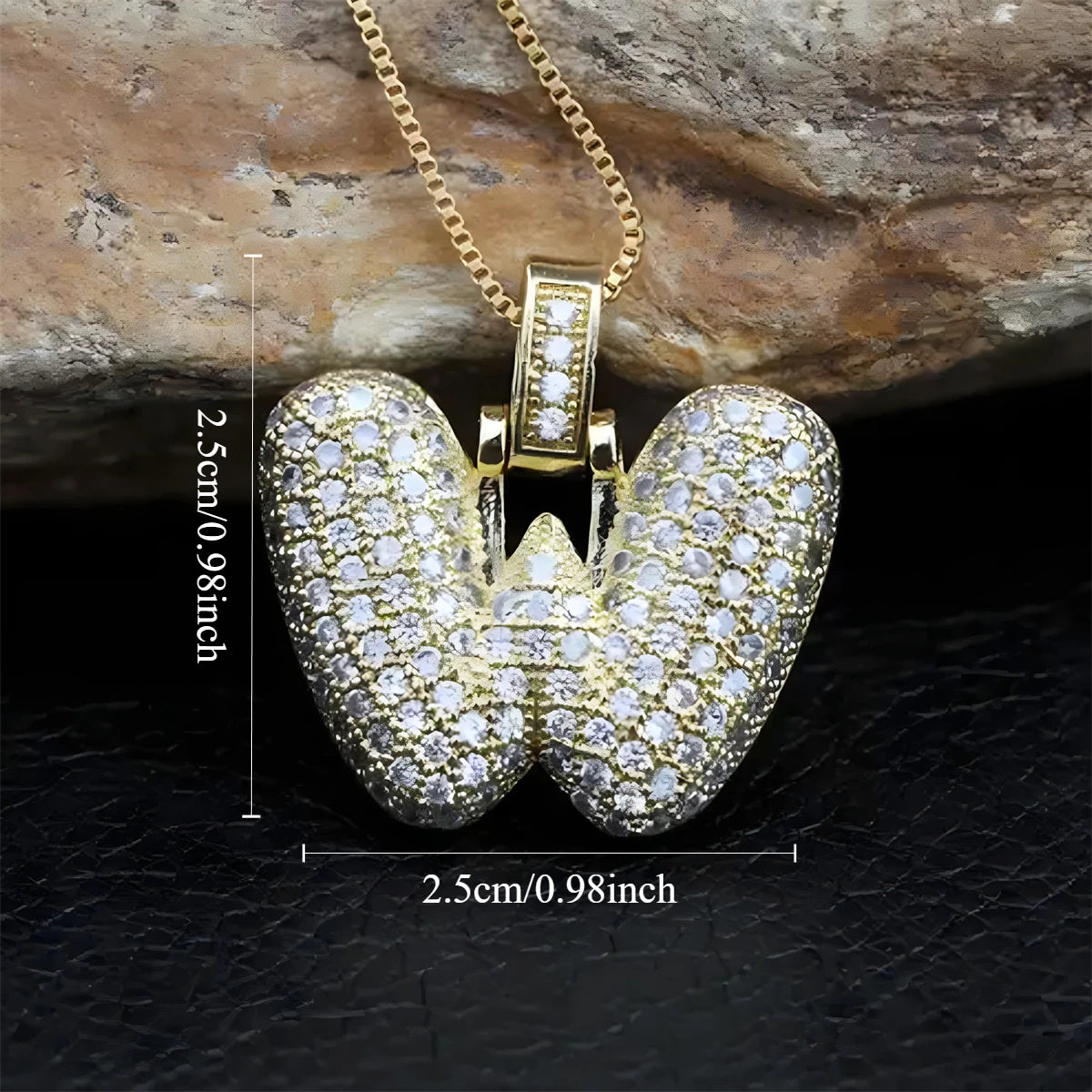 2025 Popular Jewelry Women's Trend Classical French 26 Letter Golden Pendant Necklace Suitable For Summer Daily Wear