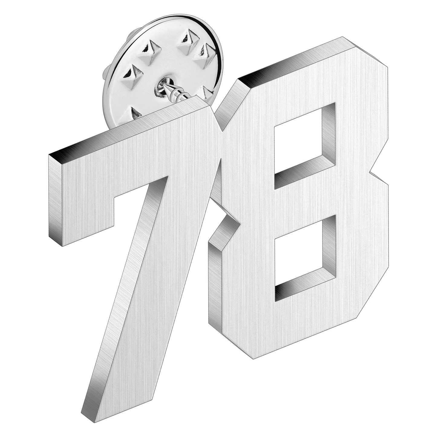 61-91 Number Lapel Pins,Brooch Pin Tie Tacks for Suits Neckties & Hats, Men's and Women's Sports Number Code Series Brooch