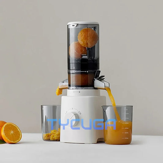 Professional Cold Press Juicer Low Speed Masticating Extractor 108mm Wide Mouth Feed Chute 1100ml LargeCapacity High Juice Yield
