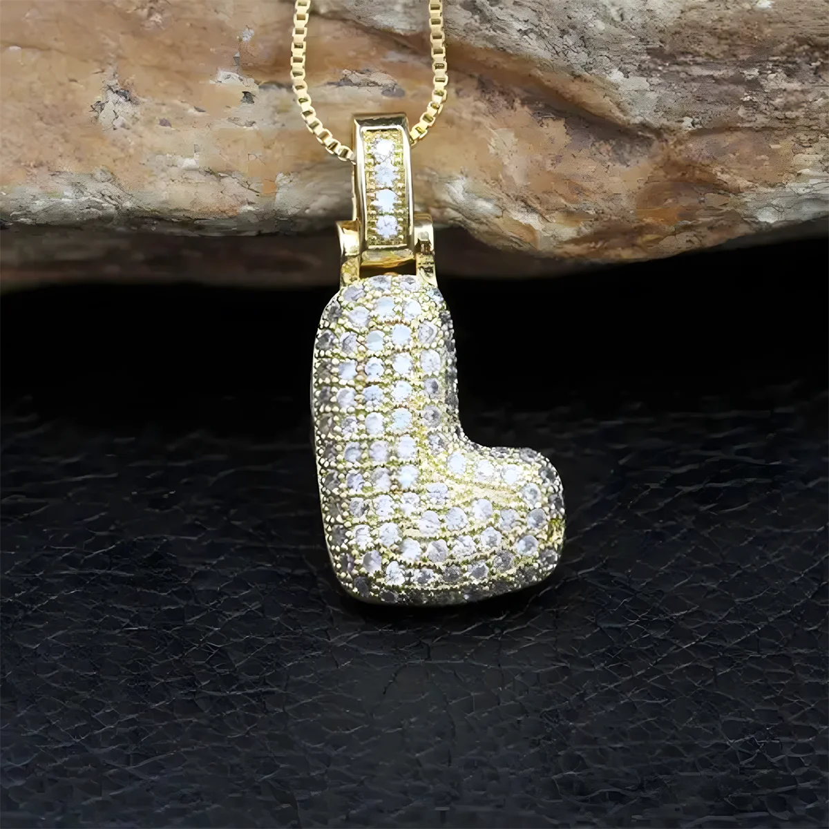 2025 Popular Jewelry Women's Trend Classical French 26 Letter Golden Pendant Necklace Suitable For Summer Daily Wear