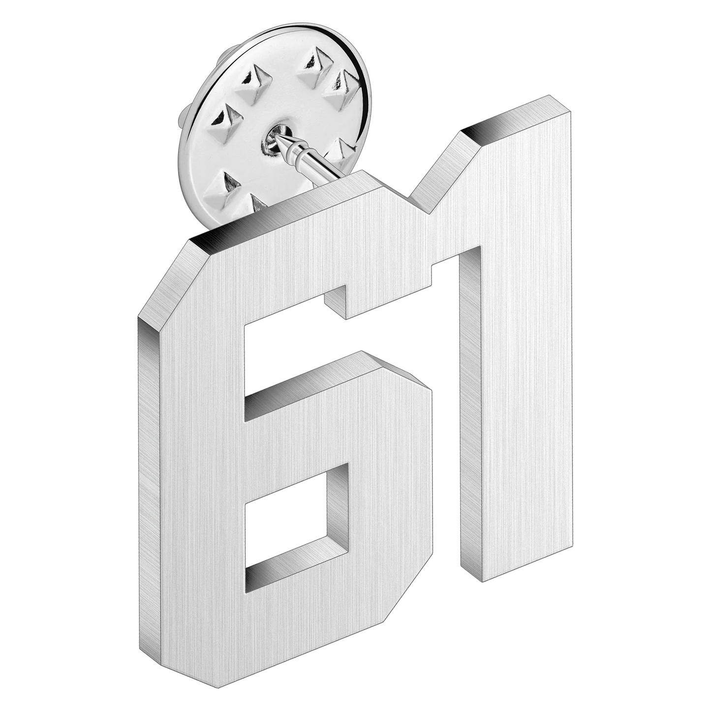 61-91 Number Lapel Pins,Brooch Pin Tie Tacks for Suits Neckties & Hats, Men's and Women's Sports Number Code Series Brooch