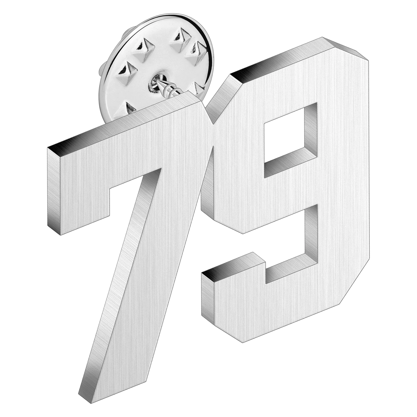 61-91 Number Lapel Pins,Brooch Pin Tie Tacks for Suits Neckties & Hats, Men's and Women's Sports Number Code Series Brooch