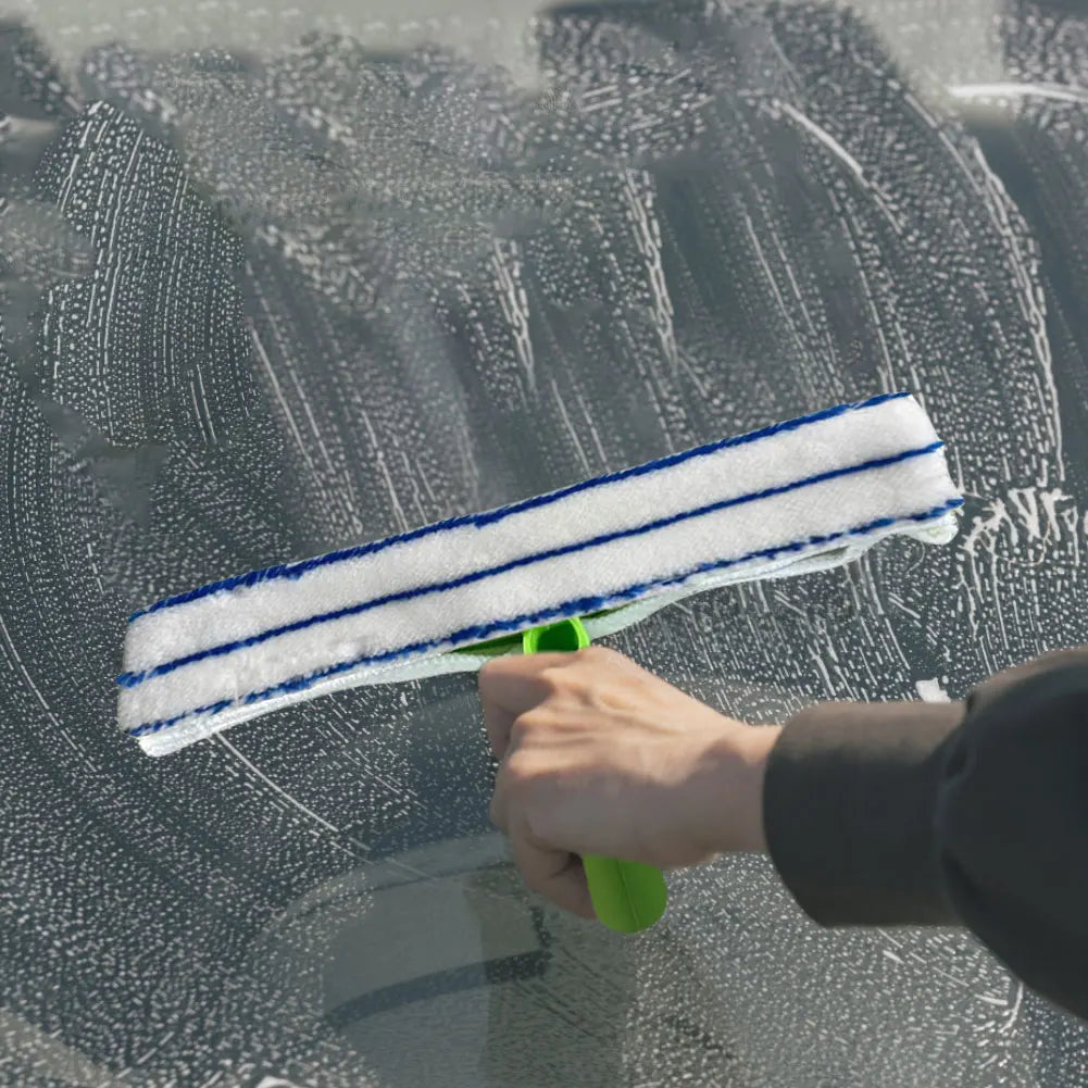 Window Cleaning Kit T Bar Silicone Window Squeegee Kit Wear Resist Multifunction Clean Scraper for Shower Glass Mirror Door Car