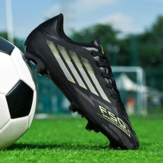 New Men Professional Soccer Shoes Boys Sneakers Match Ankle Football Boots Non-Slip TF/FG Comfortable Sports Shoes Unisex