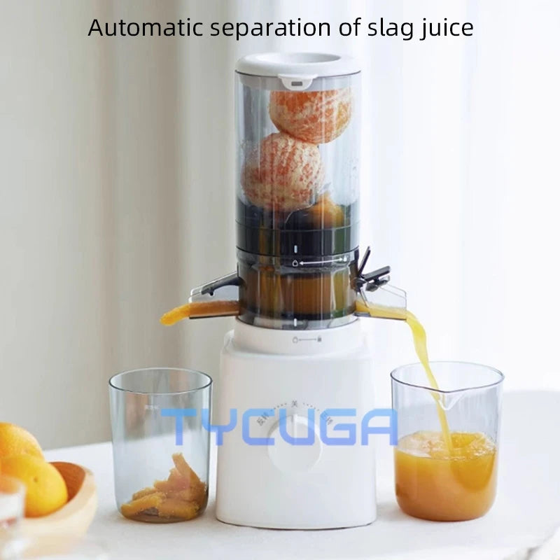 Professional Cold Press Juicer Low Speed Masticating Extractor 108mm Wide Mouth Feed Chute 1100ml LargeCapacity High Juice Yield