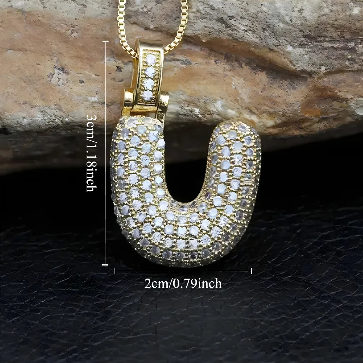 2025 Popular Jewelry Women's Trend Classical French 26 Letter Golden Pendant Necklace Suitable For Summer Daily Wear