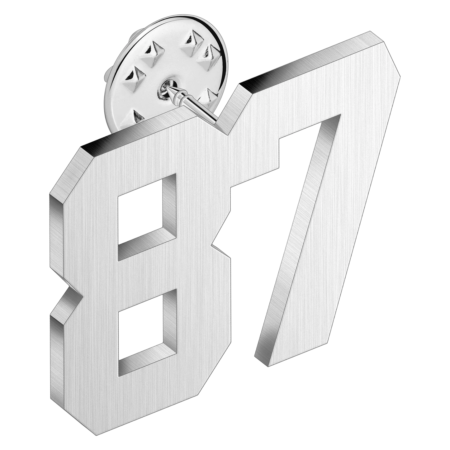 61-91 Number Lapel Pins,Brooch Pin Tie Tacks for Suits Neckties & Hats, Men's and Women's Sports Number Code Series Brooch