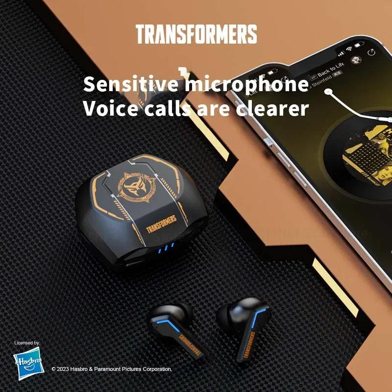TRANSFORMERS TF-T06 Wireless Bluetooth Earphones  Noise Reduction Headphones Gaming Music Choice Earbud