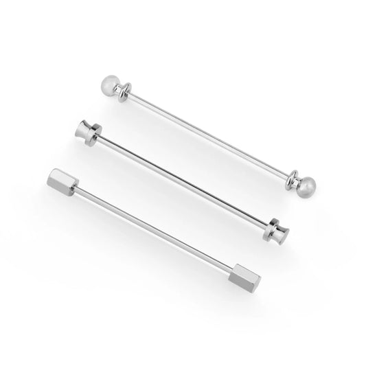 Men Shirt Pins Tie Clip Collar Brooch With Gift Box Lapel Pins For Men Shirt Minimalist Wedding Souvenirs Gift Man Fashion Cuffs