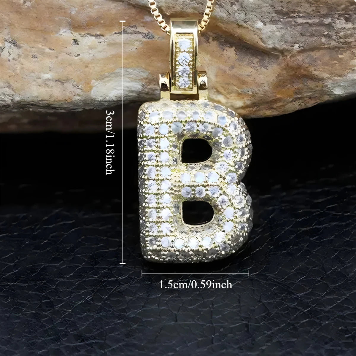 2025 Popular Jewelry Women's Trend Classical French 26 Letter Golden Pendant Necklace Suitable For Summer Daily Wear